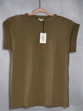 Olive Green Short Sleeve Tee - Unknown Brand